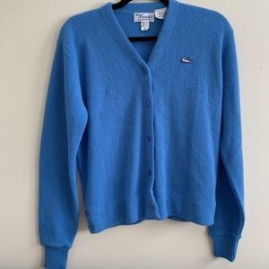 LACOSTE Blue cardigan (40)